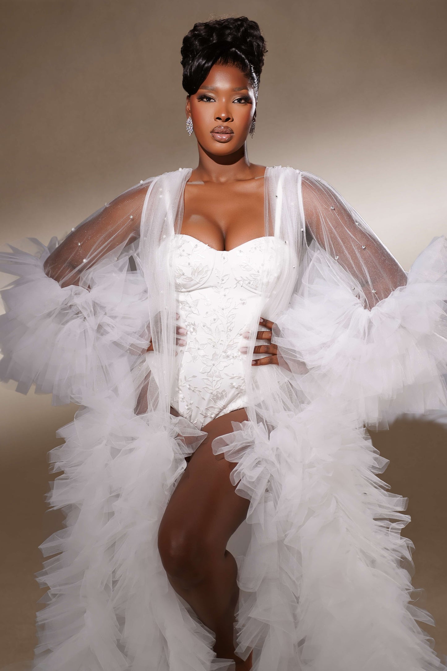 Fierce tulle bathrobe