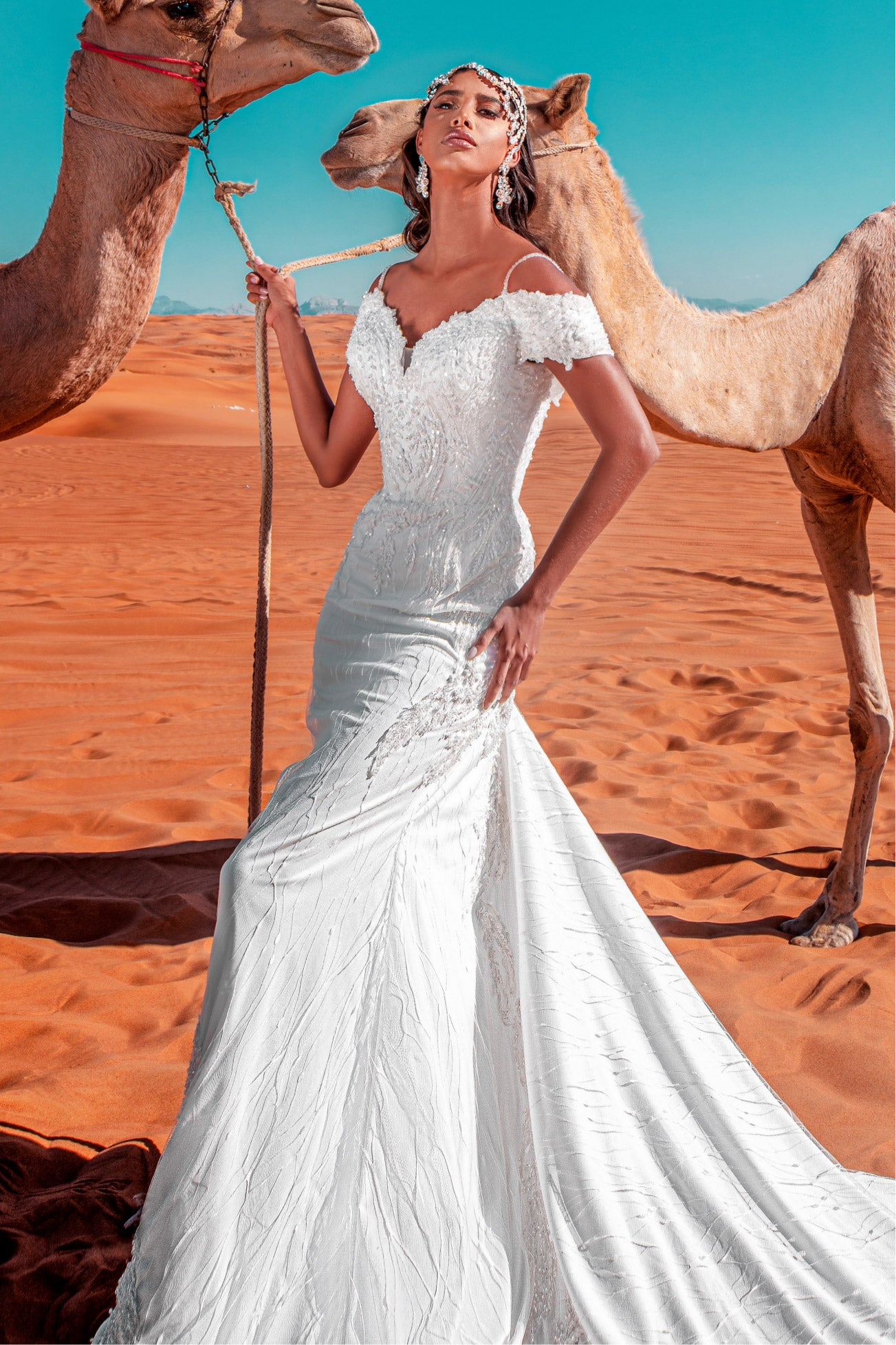 Lovely mermaid wedding dress