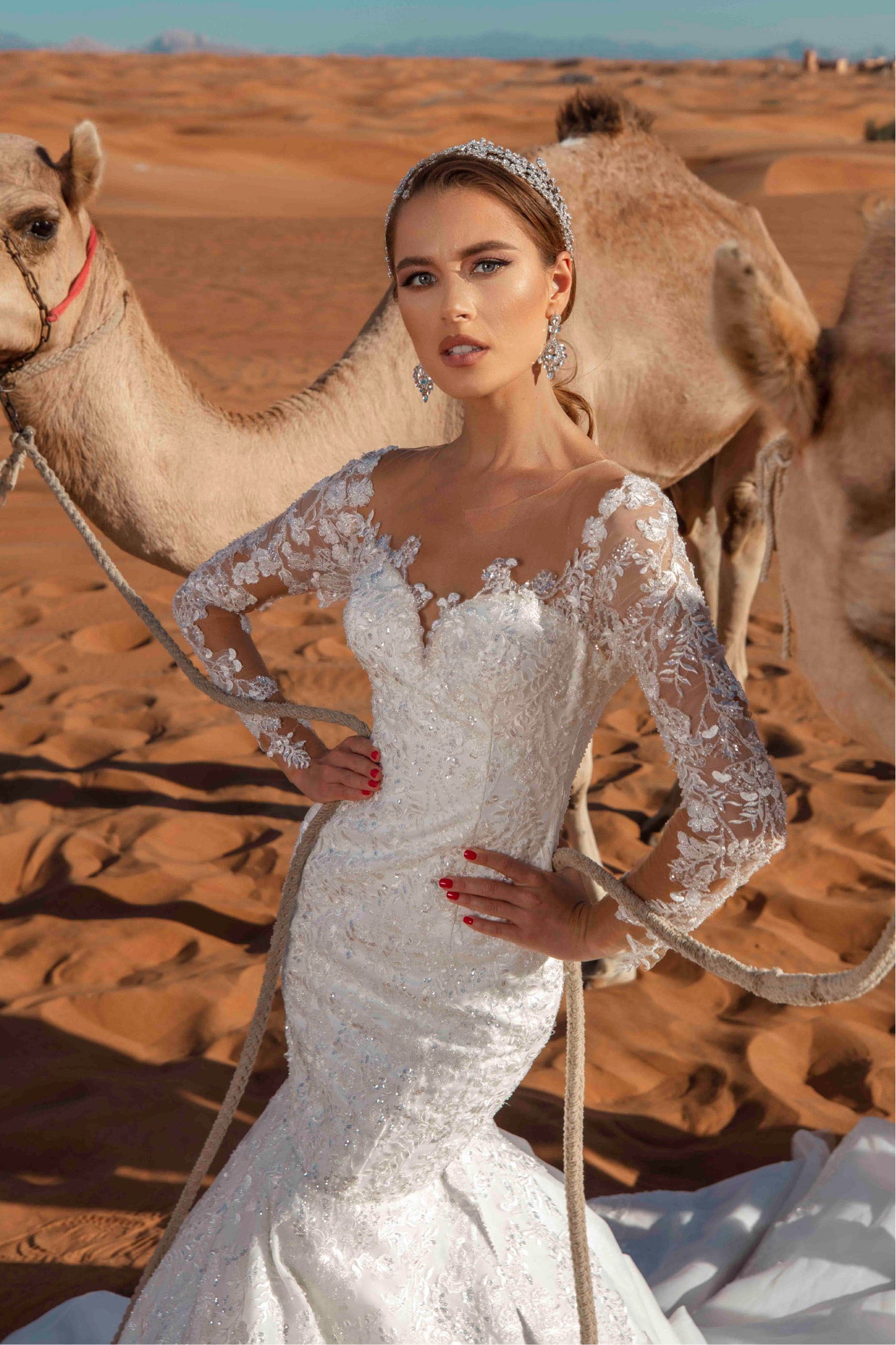 Pepurle mermaid wedding dress