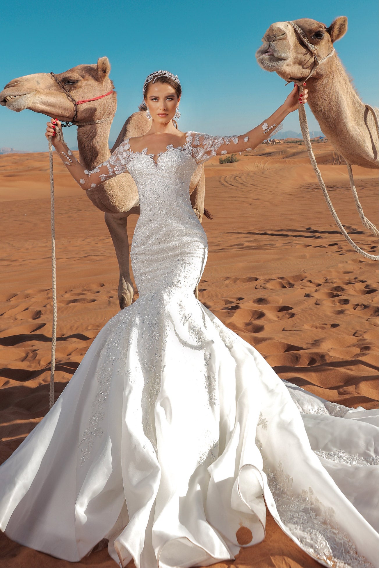Pepurle mermaid wedding dress