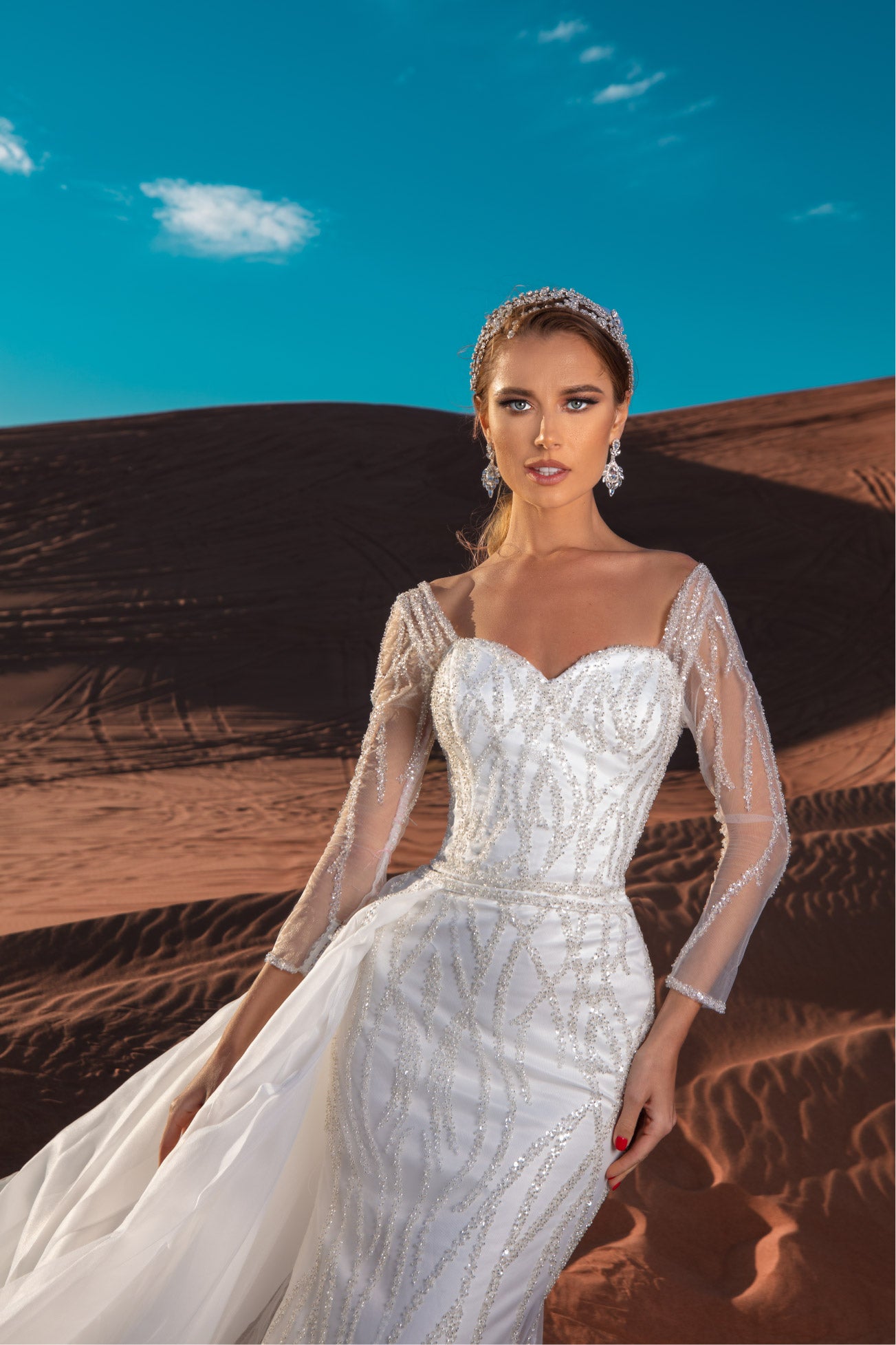 Famous mermaid wedding dress