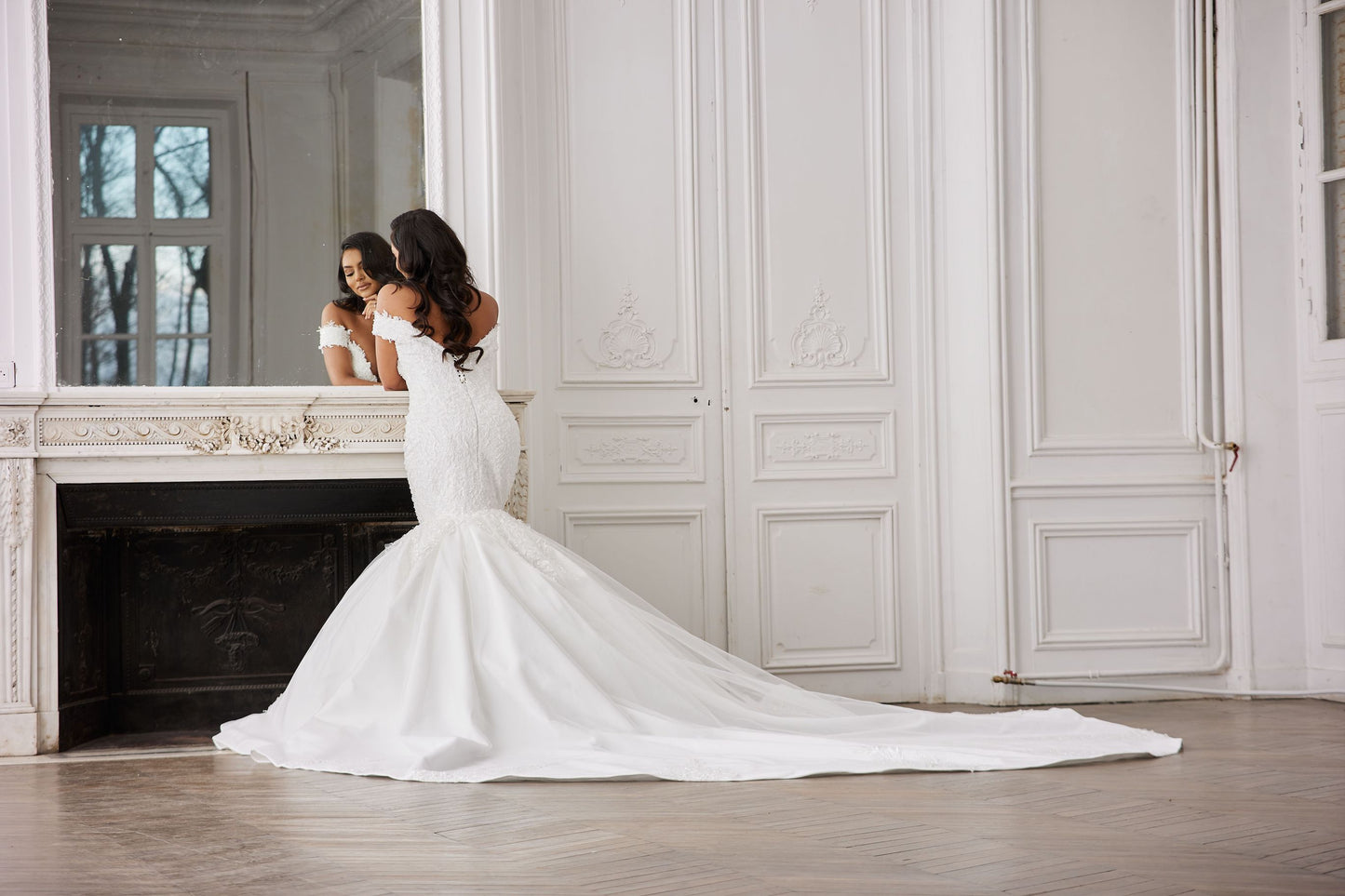 Valdi mermaid wedding dress