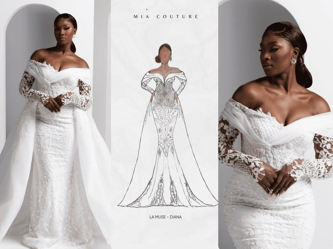 Du croquis à la robe finale : Le processus de création chez Mia Couture